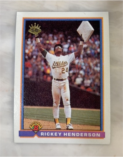 1991 Bowman #692 Rickey Henderson — front