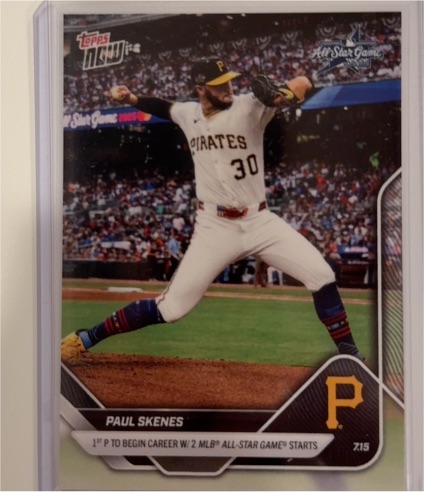 2025 Topps Now #428 Paul Skenes — front