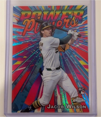 2025 Topps Chrome #PP-22 Jacob Wilson Power Players — front