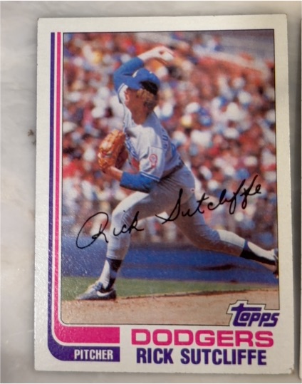 1982 Topps #609 Rick Sutcliffe — front