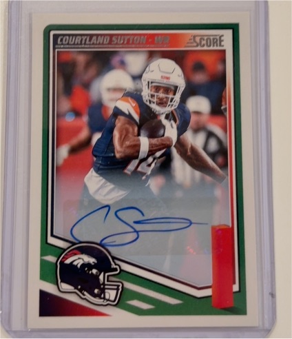 2025 Panini Score #286 Courtland Sutton — front