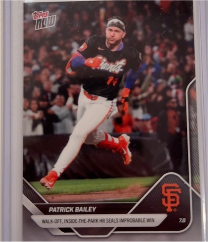 2025 Topps Now #404 Patrick Bailey — front