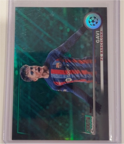 2022-23 Topps Stadium Club Chrome UEFA Club Competitions #68 Gavi — front