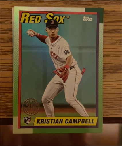 2025 Topps Update #U90-36 Kristian Campbell — front