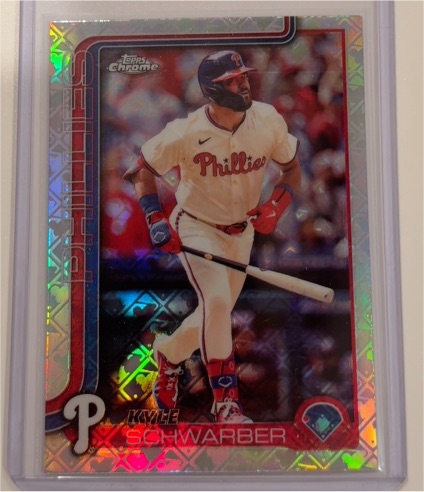 2025 Topps Chrome #31 Kyle Schwarber — front