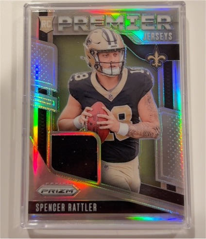 2024 Panini Prizm Premier Jerseys #PJ-SRR Spencer Rattler — front