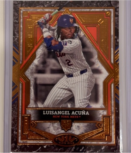 2025 Topps Tier One #92 Luisangel Acuña — front