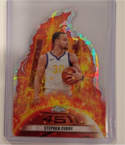 2024 Topps Chrome #451 Stephen Curry — front