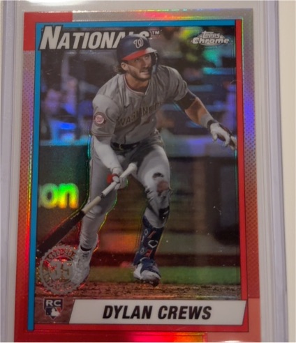 2025 Topps Chrome #90CB-16 Dylan Crews — front
