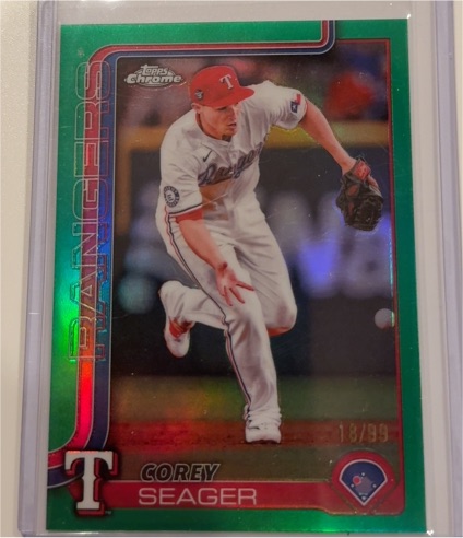 2025 Topps Chrome #24 Corey Seager — front