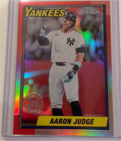 2025 Topps Chrome #90CB-11 Aaron Judge — front