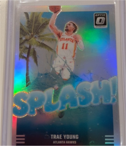 2024-25 Panini Donruss Optic #9 Trae Young Splash! — front