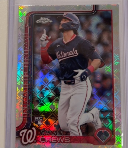2025 Topps Chrome #146 Dylan Crews — front