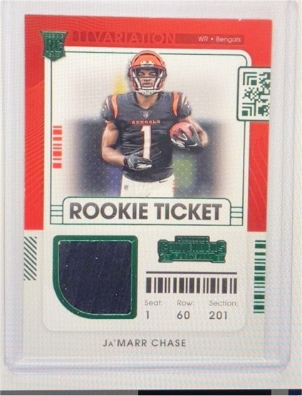 2021 Panini Contenders #RSV-JMC Ja'Marr Chase — front