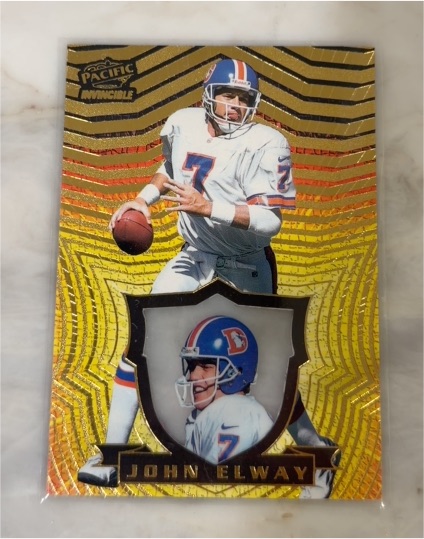 1997 Pacific Invincible #44 John Elway — front