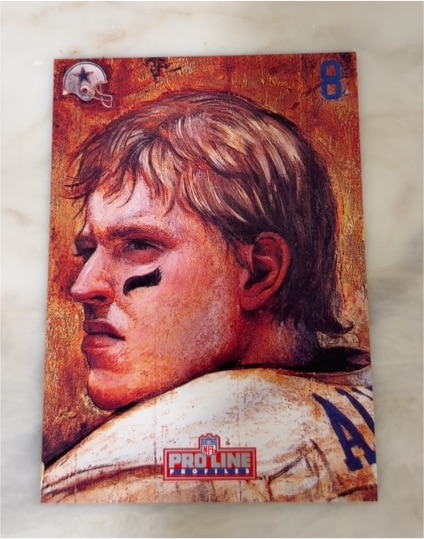 1992 Pro Line Profiles #185 Troy Aikman — front