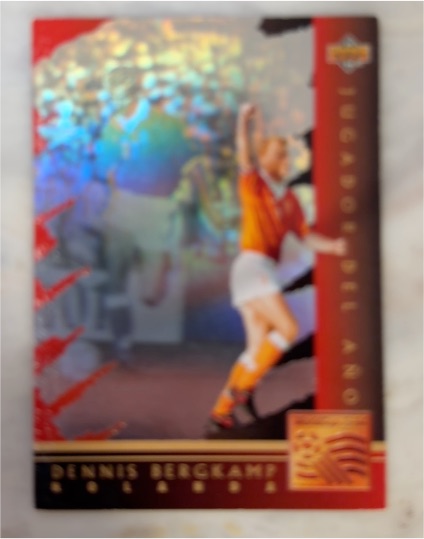 1994 Upper Deck World Cup #WC5 Dennis Bergkamp — front