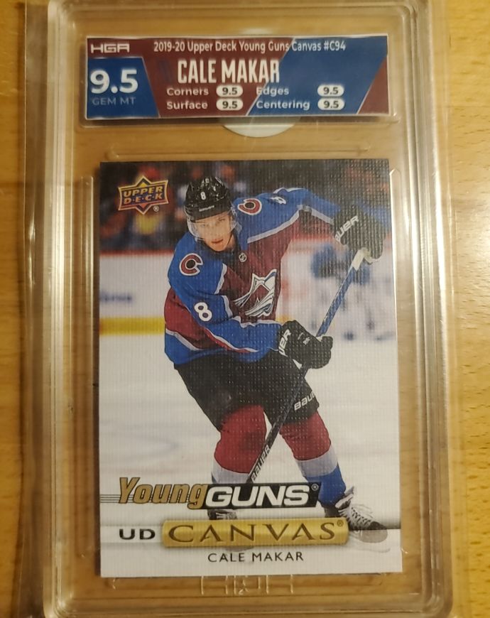 2019-20 Upper Deck Young Guns Canvas #C94 Cale Makar — front