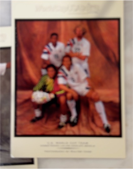 1994 Upper Deck World Cup #WI1 US National Team Walter Iooss — front