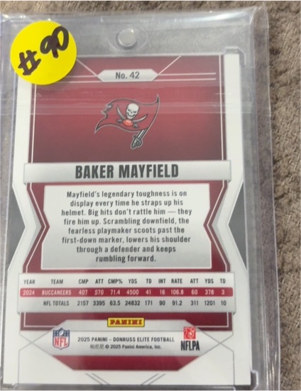 2025 Panini Donruss Elite #42 Baker Mayfield — front