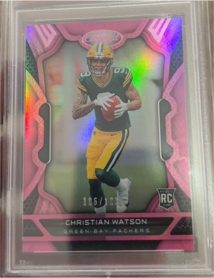 2022 Panini Certified #106 Christian Watson — front