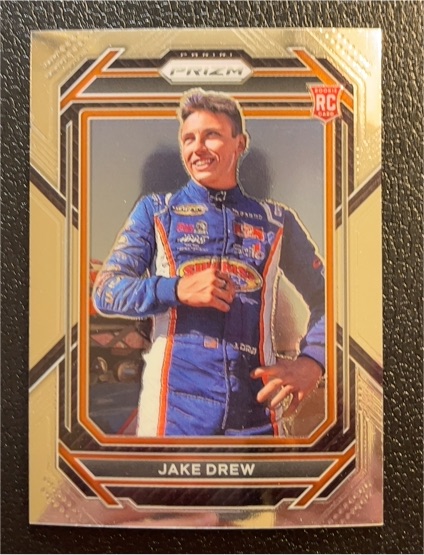 2023 Panini Prizm Racing #43 Jake Drew Rookie RC — front