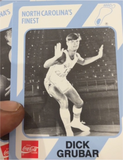 1989 Collegiate Collection North Carolina's Finest #87 Dick Grubar — front