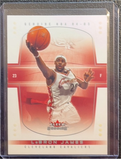 2004-05 Fleer Genuine #26 LeBron James — front