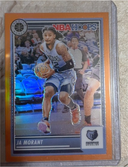 2023-24 Panini NBA Hoops Premium Stock #102 Ja Morant — front