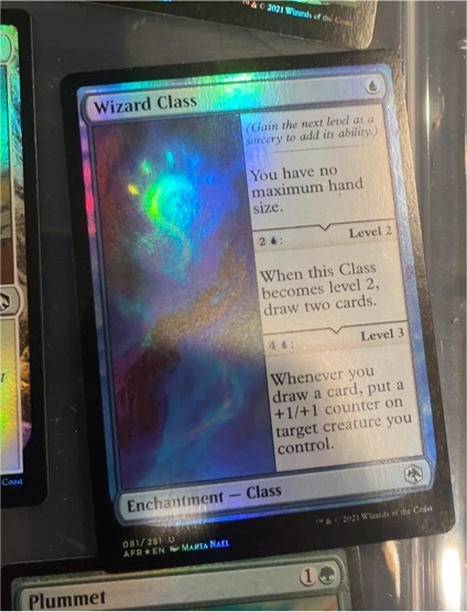 2021 Magic: The Gathering #81 Wizard Class — front