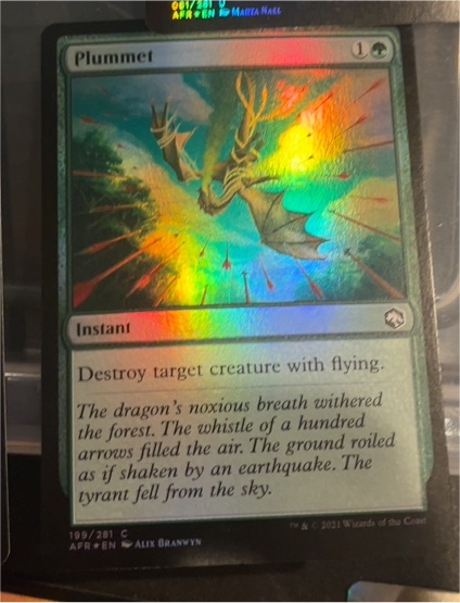 2023 Magic: The Gathering #199 Plummet — front