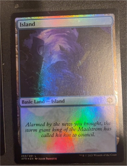 2021 Magic: The Gathering #269 Island — front