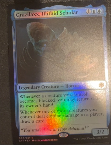 2021 Magic: The Gathering #60 Grazilaxx, Illithid Scholar — front