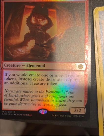 2021 Magic: The Gathering #167 Xorn — front