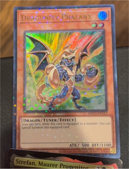 Yu-Gi-Oh! Dragunity Phalanx HAC1-EN153 — front