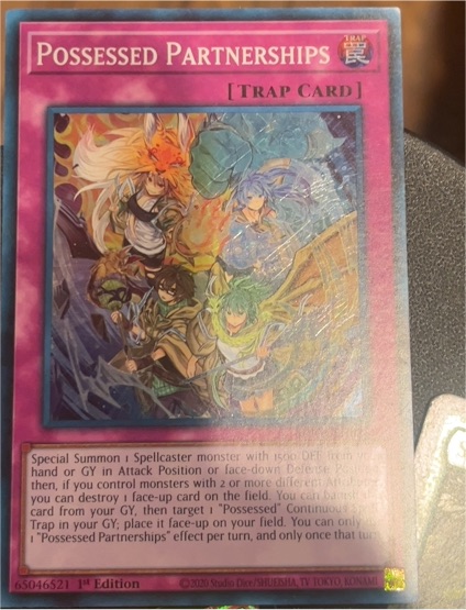 2020 Yu-Gi-Oh! SDCH-EN028 Possessed Partnerships — front