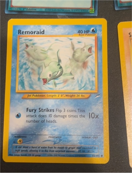 2001 Neo Destiny #80 Remoraid — front
