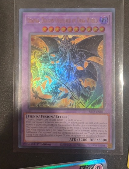 Yu-Gi-Oh! SR13-EN041 Grapha, Dragon Overlord of Dark World — front