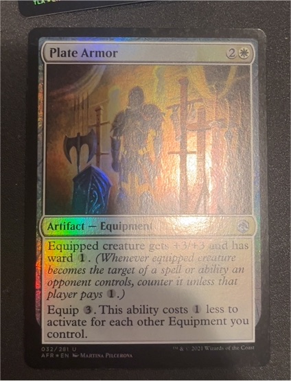 2021 Magic: The Gathering #32 Plate Armor — front