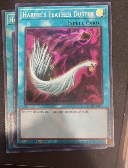 2020 Yu-Gi-Oh! EGO1-EN022 Harpie's Feather Duster — front