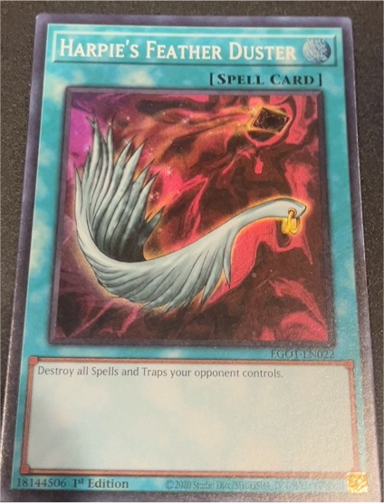 2020 Yu-Gi-Oh! EG01-EN022 Harpie's Feather Duster — front