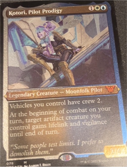 2022 Kamigawa: Neon Dynasty #078 Kotori, Pilot Prodigy — front
