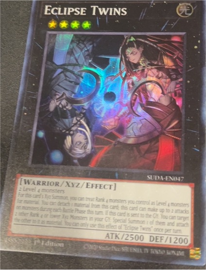 2020 Yu-Gi-Oh! Supreme Darkness #SUDA-EN047 Eclipse Twins — front