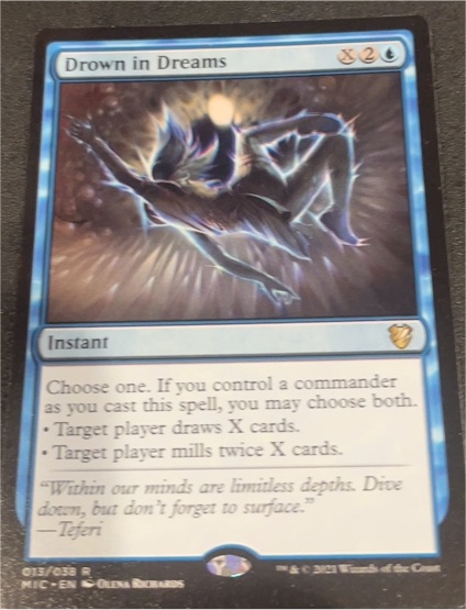 2021 Magic: The Gathering Modern Horizons 3 #13 Drown in Dreams — front