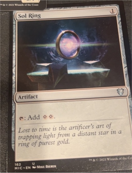 2021 Magic: The Gathering #162 Sol Ring — front