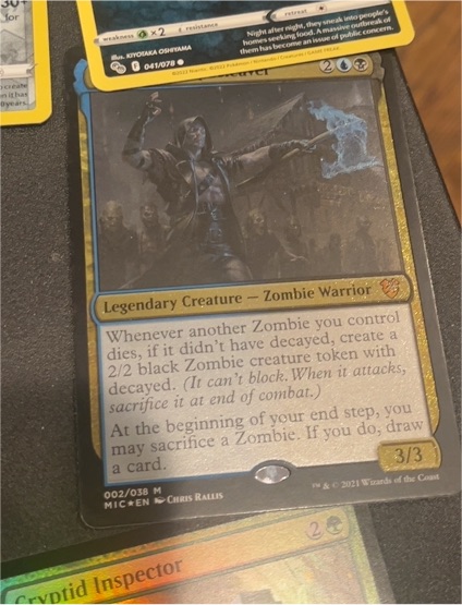 2021 Magic: The Gathering #002 Grimgrin, Corpse-Born — front