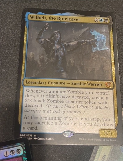 2021 Magic: The Gathering #002 Wilhelt, the Rotcleaver — front