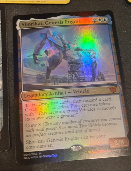 2023 Magic: The Gathering #004 Shorikai, Genesis Engine — front