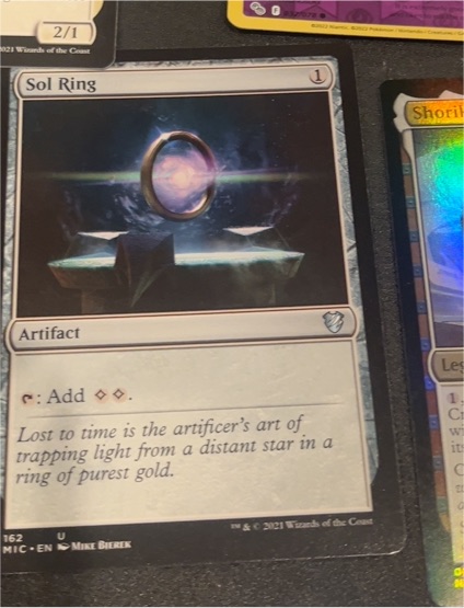 2021 Magic: The Gathering #162 Sol Ring — front