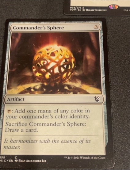 2021 Magic: The Gathering Commander Sphere — front
